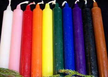 Quelle couleur de bougie le vendredi ?