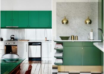 Quelle couleur de crédence pour cuisine verte ?