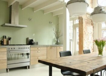 Quelle couleur de mur avec une cuisine verte ?