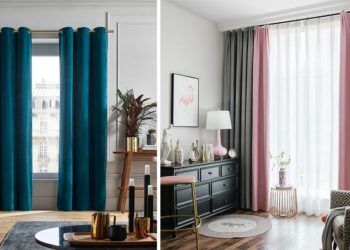 Quelle couleur de rideau pour un salon gris et blanc ?
