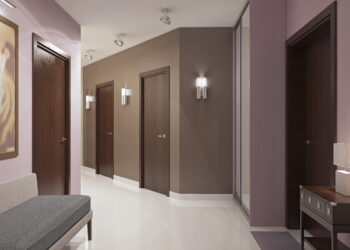 Quelle couleur peindre les portes du couloir ?