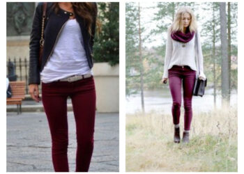 Quelle couleur porter avec un pantalon bordeaux ?