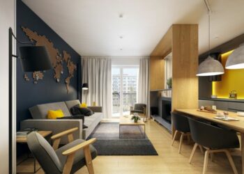 Quelle couleur pour un salon en longueur ?