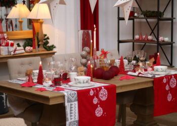 Quelle couleur pour une table de Noël ?