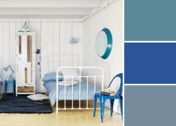 Quelle couleur se marie bien avec le bleu canard ?