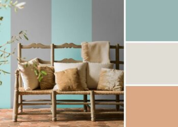 Quelle couleur va avec bleu vert ?