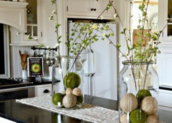 Quelle déco dans un vase transparent ?