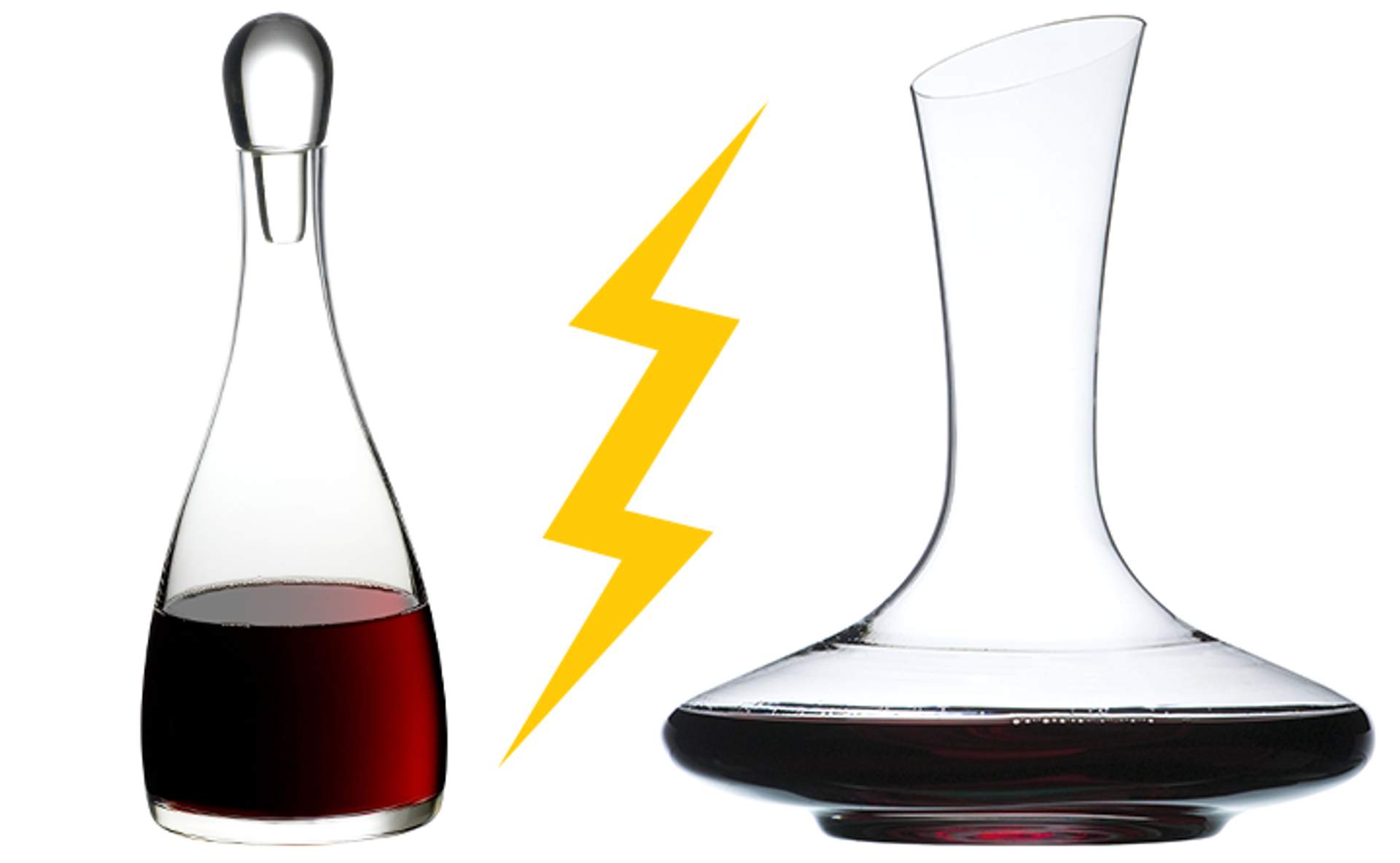 Quelle différence entre carafer et décanter