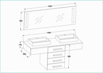 Quelle dimension pour un meuble double vasque ?