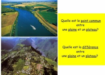 Quelle est la différence entre un plateau et une plaine ?