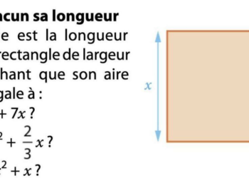 Quelle est la longueur d'un rectangle ?