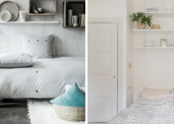 Quelle hauteur etagere Au-dessus lit ?