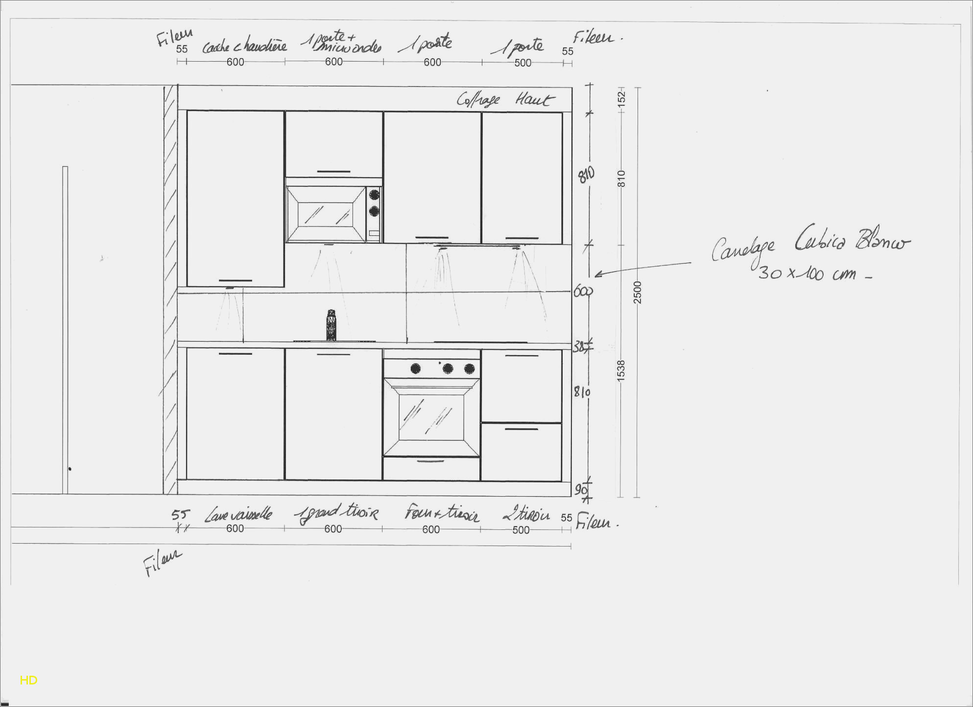 Quelle hauteur meuble bas cuisine Ikea