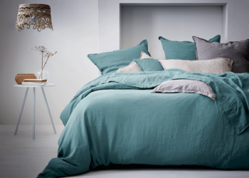 Quelle housse de couette avec mur vert ?