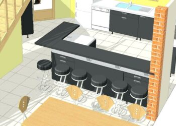 Quelle largeur pour un bar de cuisine ?