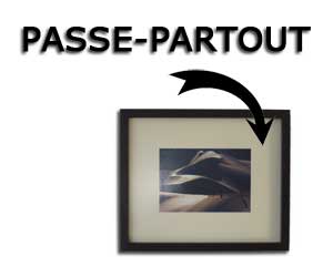 Quelle largeur pour un passe-partout ?