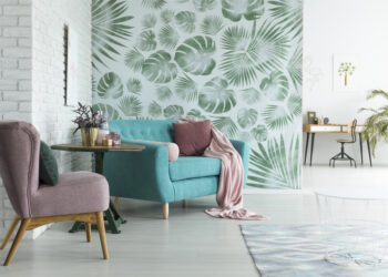 Quelle papier peint pour agrandir un salon ?