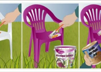 Quelle peinture pour chaise de jardin en plastique ?