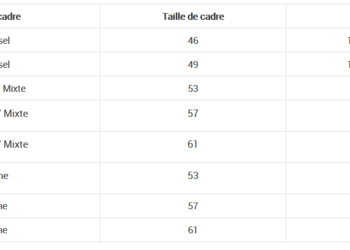 Quelle taille cadre pour A2 ?