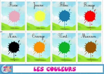 Quelles sont les couleurs en anglais ?