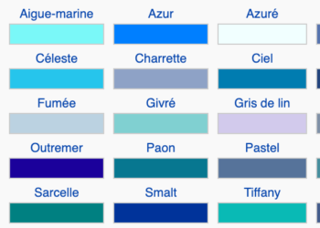 Quelles sont les fleurs de couleur bleu ?
