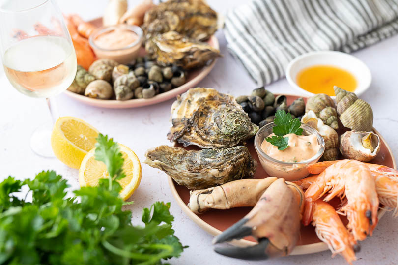 Quels légumes pour un plateau de fruits de mer