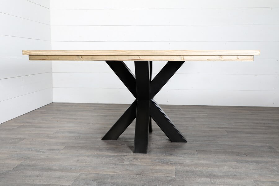 Pieds De Table Ronds à Bride - Lot De 2, Dimensions 1 1/2" X 12", Neufs, Marque Pipe-Decor