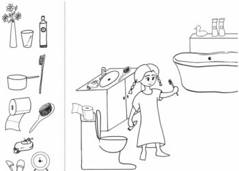 Quels sont les objets de la salle de bain ?