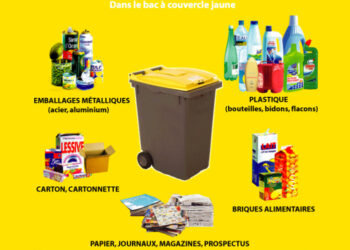 Qu'est-ce qu'on ne met pas dans la poubelle jaune ?