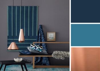 Qui est la couleur qui va le mieux avec le bleu ?