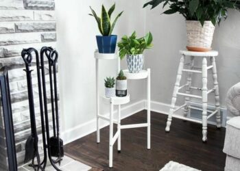 What can I use for a tall plant stand?