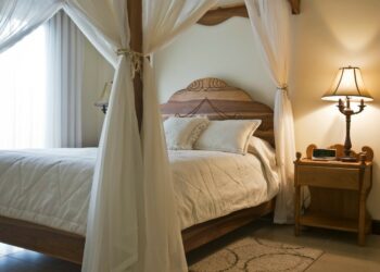 What is a canopy over a bed called?