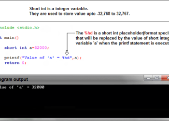 What is a short in C?