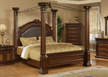 What is the top of a poster bed called?