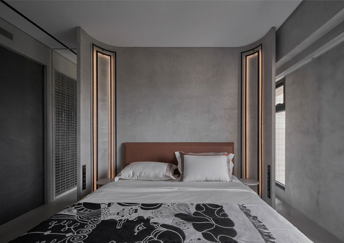 Intérieur d'appartement de couleur graphite par HOHO Design 7 1