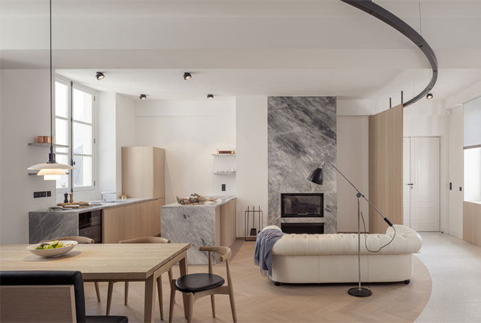 Appartement Nicolai Paris by noa* network of architecture nicolai paris appartement 14