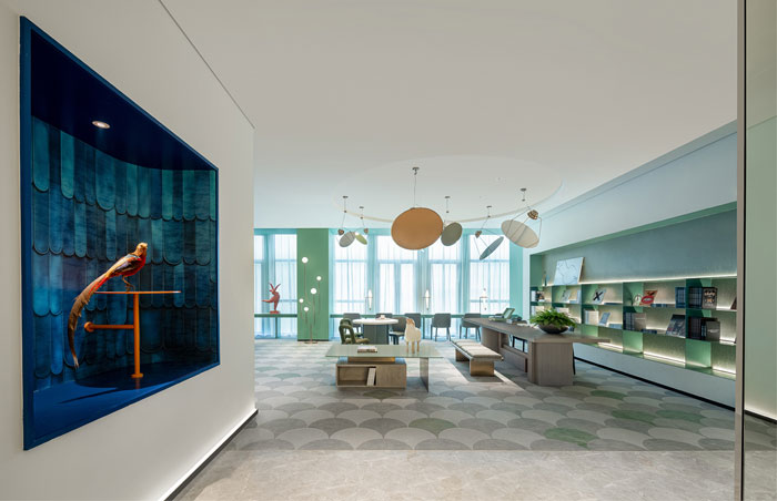 Un espace de travail et de vie qui présente un style de vie simple aux jeunes citadins espace de vie de travail 15