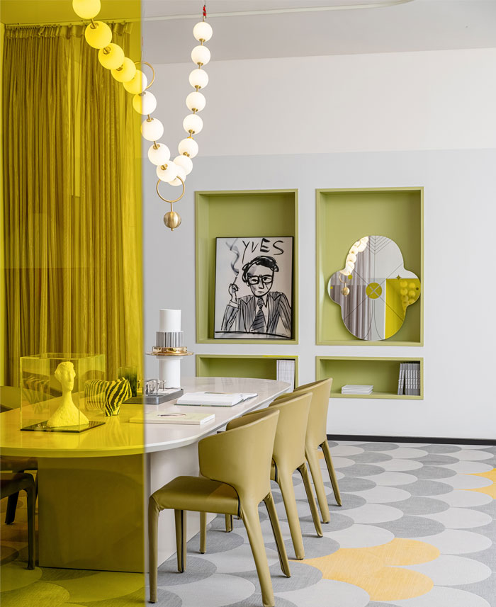 Un espace de travail et de vie qui présente un style de vie simple aux jeunes citadins espace de vie de travail 9