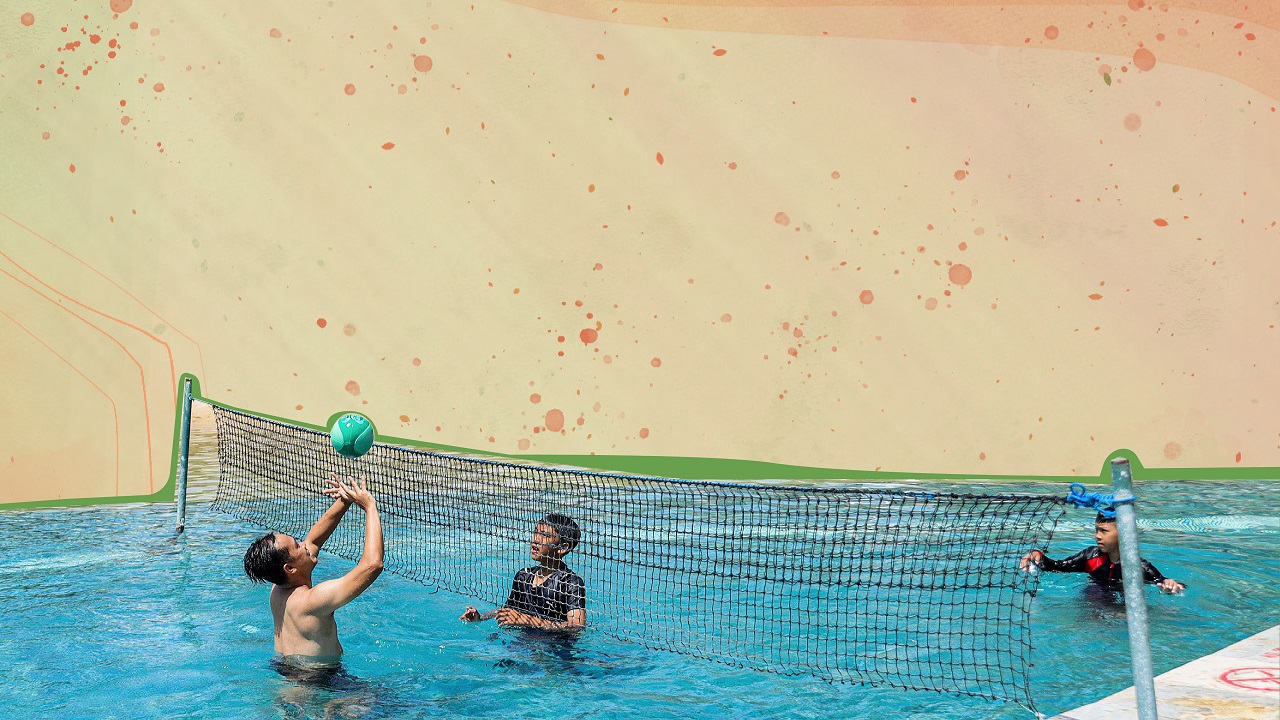 Pouvez-vous utiliser un filet de volley-ball d'arrière-cour pour le volley-ball aquatique